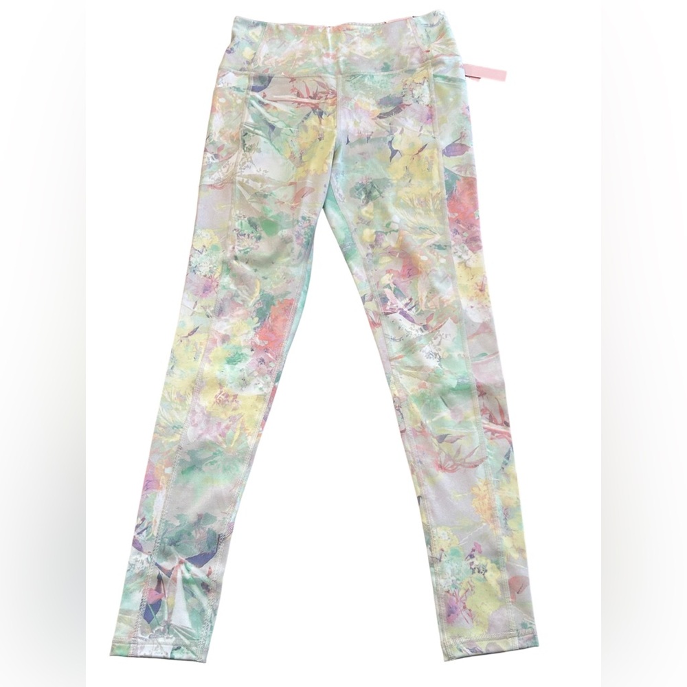 Victoria’s Secret Incredible Essential Leggings 10 High Rise Pastel Floral NWT